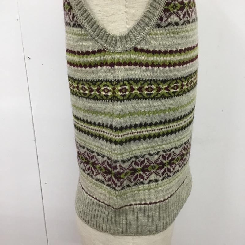 グリーンレーベルリラクシング green label relaxing ベスト ベスト S 総柄 マルチカラー / マルチカラー / レディース USED 古着 中古 10085070