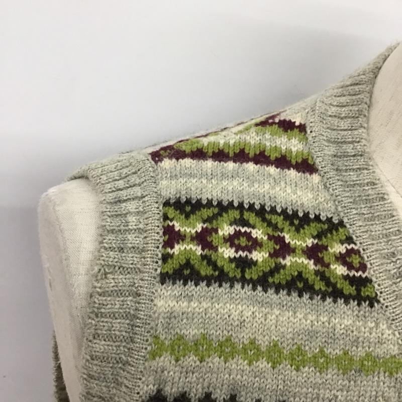 グリーンレーベルリラクシング green label relaxing ベスト ベスト S 総柄 マルチカラー / マルチカラー / レディース USED 古着 中古 10085070