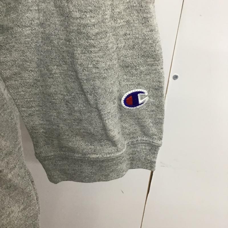チャンピオン Champion パーカー 七分袖 E hyphen world gallery 160cm タグ付き 160cm ロゴ、文字 灰 / グレー / レディース USED 古着 中古 10085128