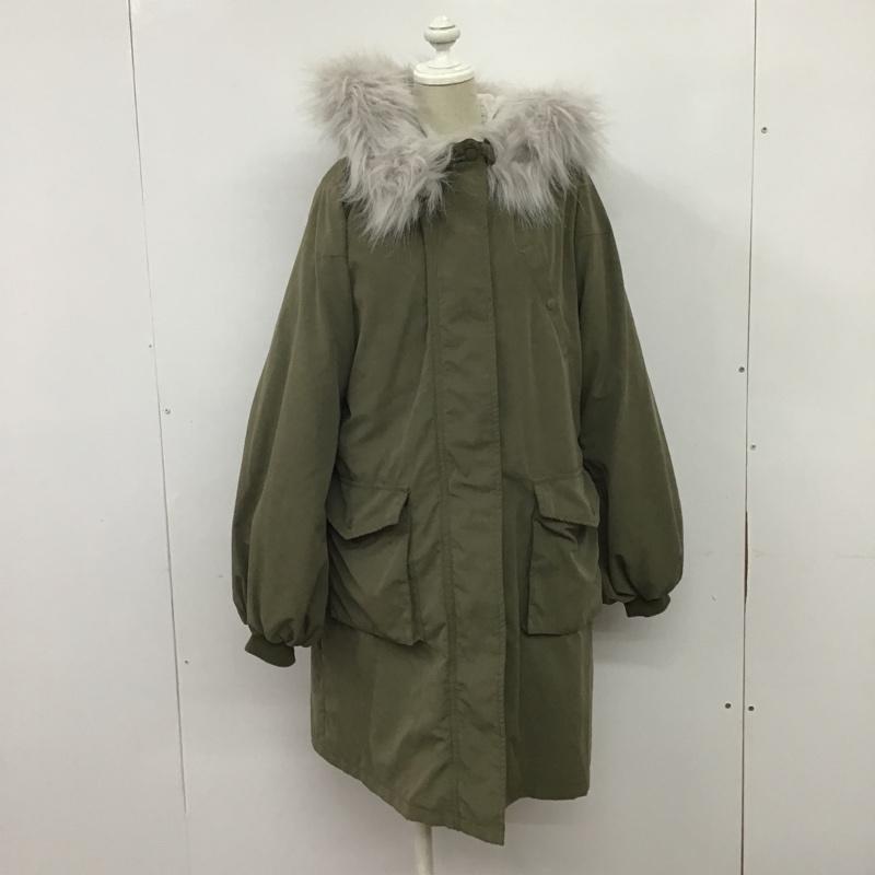 ヘザー Heather コート コート一般 モッズコート FREE 無地 カーキ / カーキ / レディース USED 古着 中古 10085154