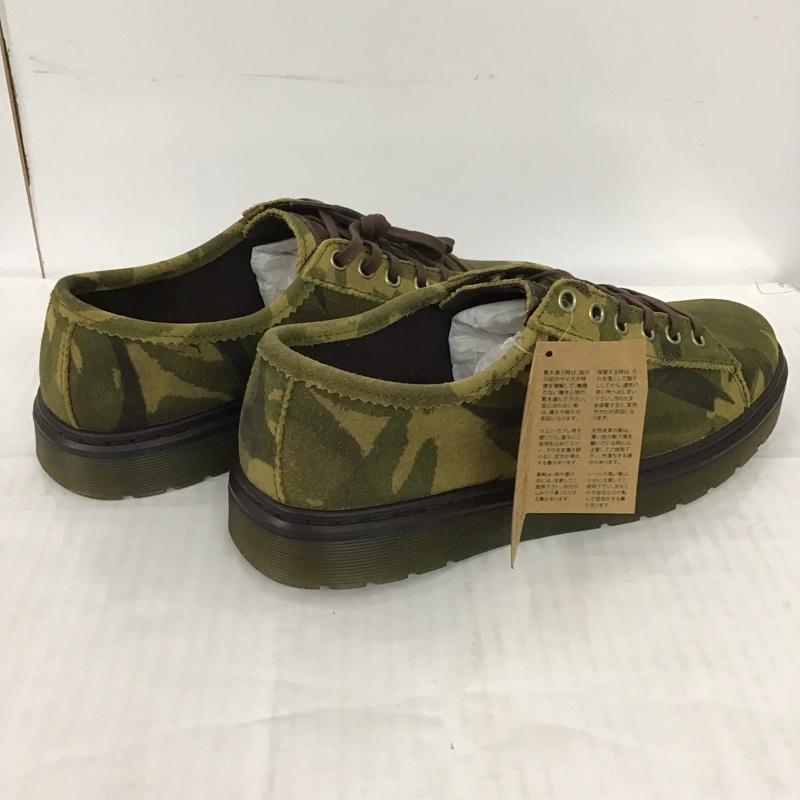 ドクターマーチン Dr.Martens カジュアルシューズ カジュアルシューズ 15118310 FARRELL スウェード 箱有 UK8 US:9 カモフラージュ柄・迷彩 カーキ / カーキ / メンズ USED 古着 中古 10085181