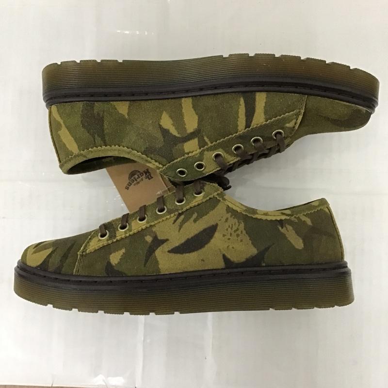 ドクターマーチン Dr.Martens カジュアルシューズ カジュアルシューズ 15118310 FARRELL スウェード 箱有 UK8 US:9 カモフラージュ柄・迷彩 カーキ / カーキ / メンズ USED 古着 中古 10085181