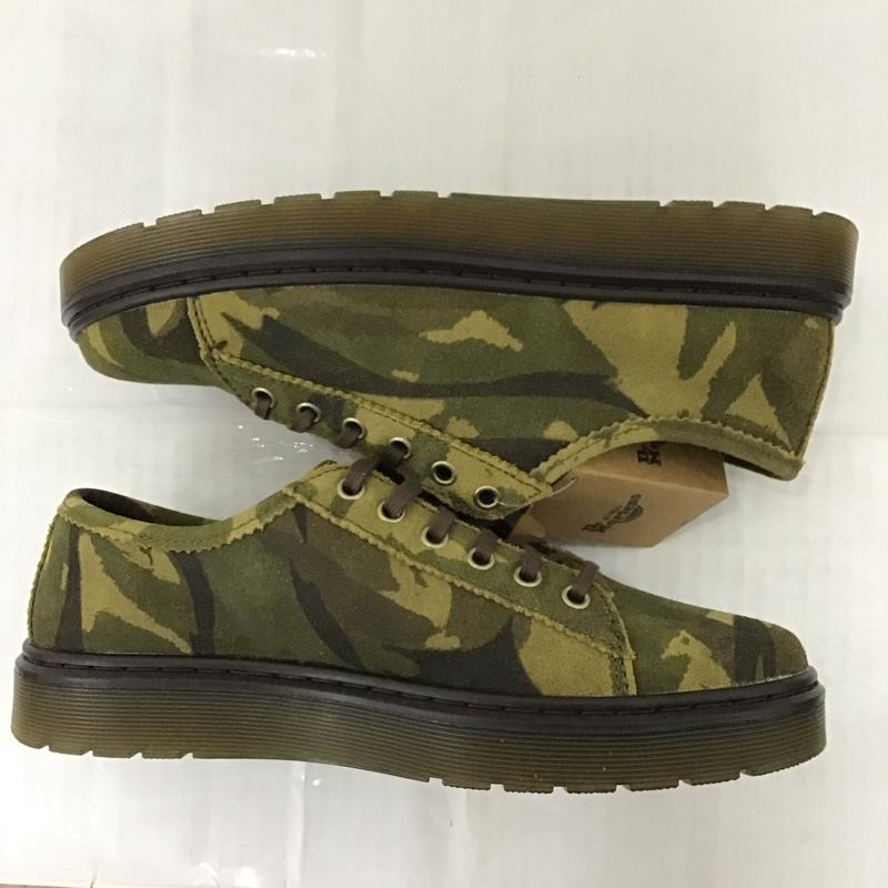 ドクターマーチン Dr.Martens カジュアルシューズ カジュアルシューズ 15118310 FARRELL スウェード 箱有 UK8 US:9 カモフラージュ柄・迷彩 カーキ / カーキ / メンズ USED 古着 中古 10085181