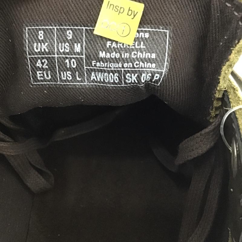 ドクターマーチン Dr.Martens カジュアルシューズ カジュアルシューズ 15118310 FARRELL スウェード 箱有 UK8 US:9 カモフラージュ柄・迷彩 カーキ / カーキ / メンズ USED 古着 中古 10085181
