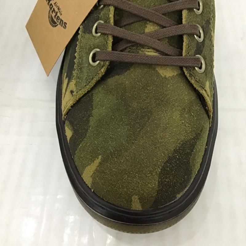 ドクターマーチン Dr.Martens カジュアルシューズ カジュアルシューズ 15118310 FARRELL スウェード 箱有 UK8 US:9 カモフラージュ柄・迷彩 カーキ / カーキ / メンズ USED 古着 中古 10085181