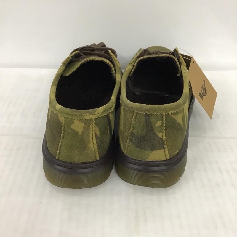 ドクターマーチン Dr.Martens カジュアルシューズ カジュアルシューズ 15118310 FARRELL スウェード 箱有 UK8 US:9 カモフラージュ柄・迷彩 カーキ / カーキ / メンズ USED 古着 中古 10085181