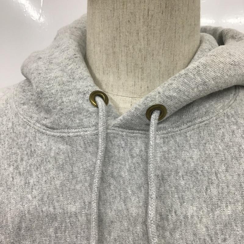 チャンピオン Champion パーカー 長袖 C8-E127 XLARGE プルオーバー 裏起毛 M ロゴ、文字 灰 / グレー / X 紺 / ネイビー / メンズ USED 古着 中古 10085257