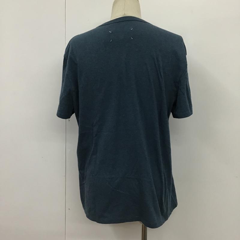 メゾン マルジェラ Maison Margiela Tシャツ 半袖 S50GC0659 クルーネック ロゴ、文字 青 / ブルー / メンズ USED 古着 中古 10085265