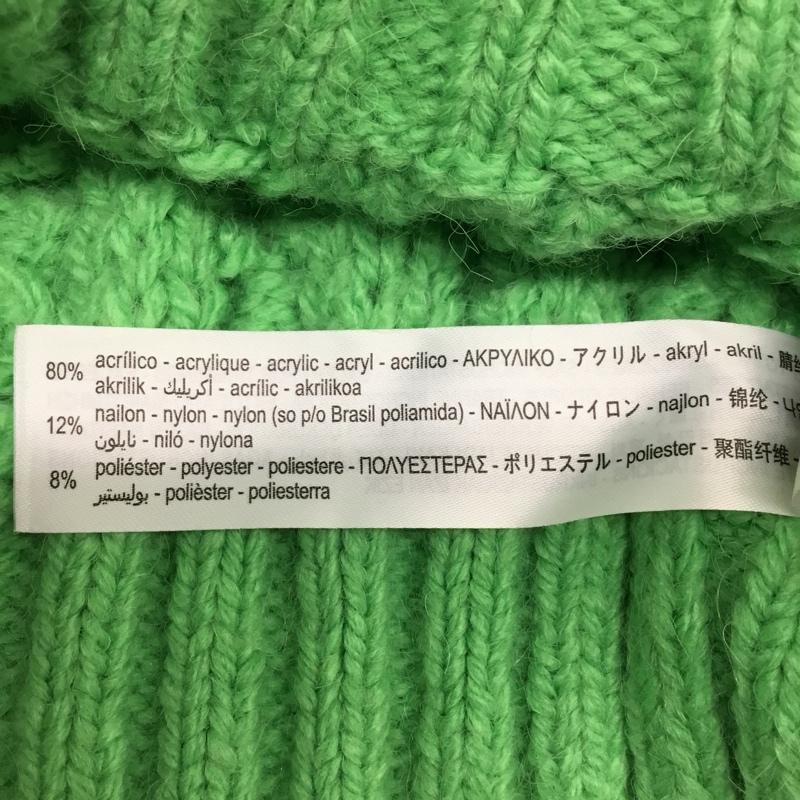 ザラ ZARA ニット、セーター 長袖 M 無地 緑 / グリーン / レディース USED 古着 中古 10085290