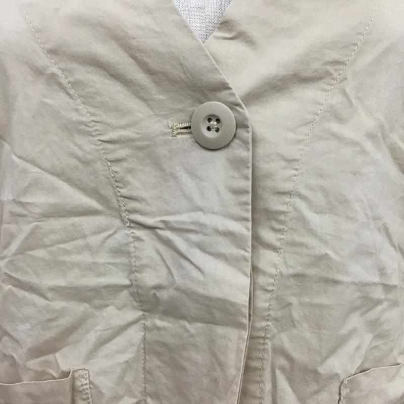 チャオパニック CIAOPANIC ジャケット、上着 ジャケット、ブレザー 無地 ベージュ / ベージュ / レディース USED 古着 中古 10085302
