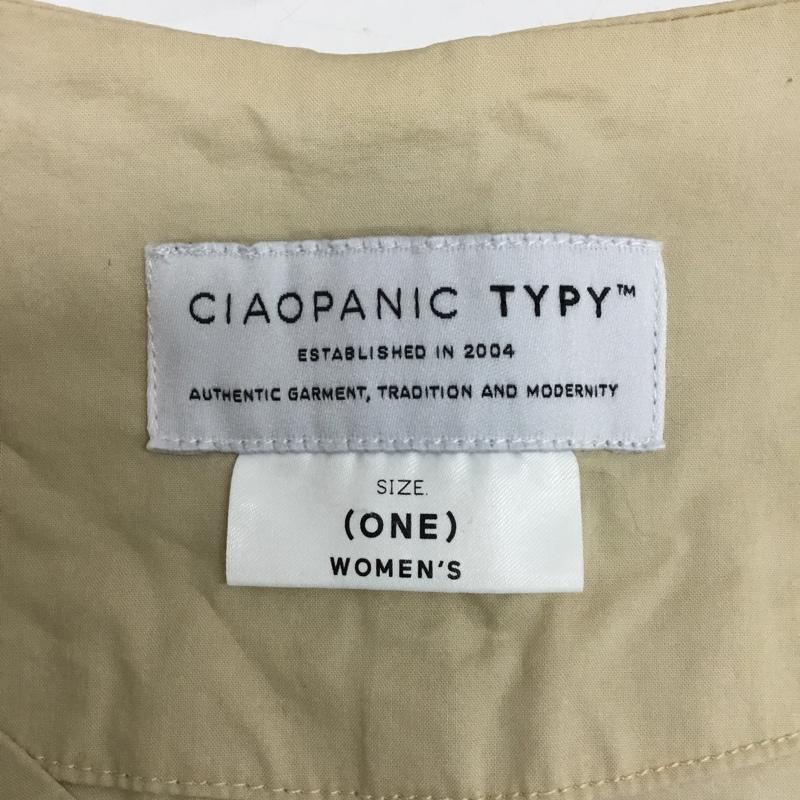 チャオパニック CIAOPANIC ジャケット、上着 ジャケット、ブレザー 無地 ベージュ / ベージュ / レディース USED 古着 中古 10085302