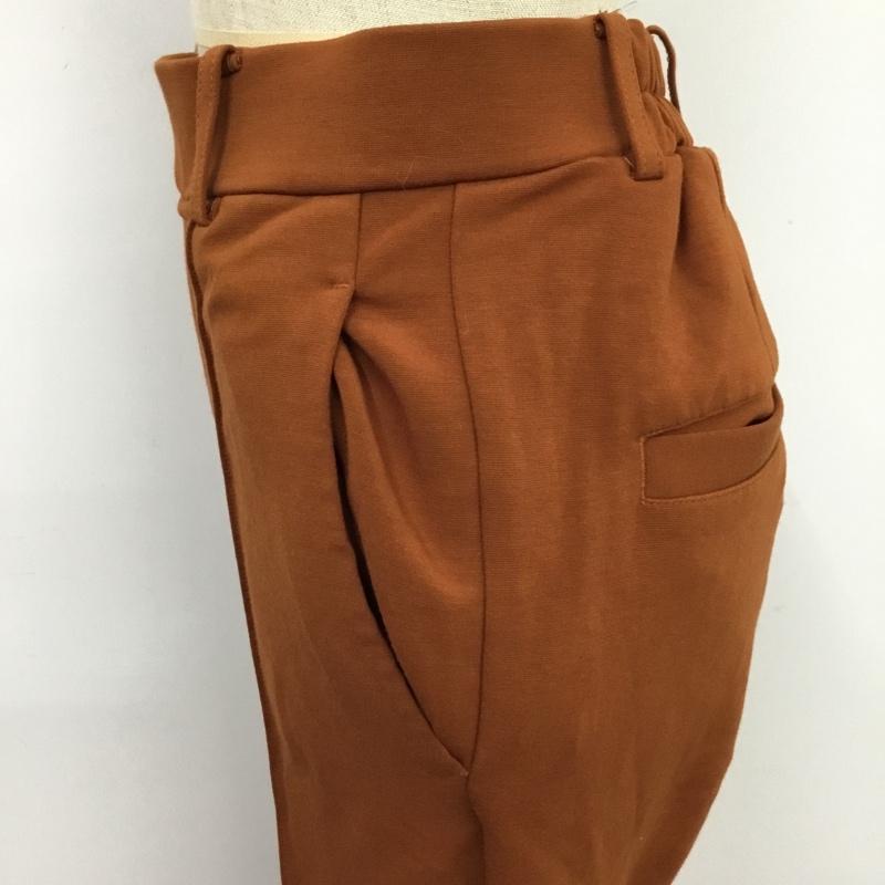 ローリーズファーム LOWRYS FARM パンツ スラックス M 無地 茶 / ブラウン / レディース USED 古着 中古 10085303