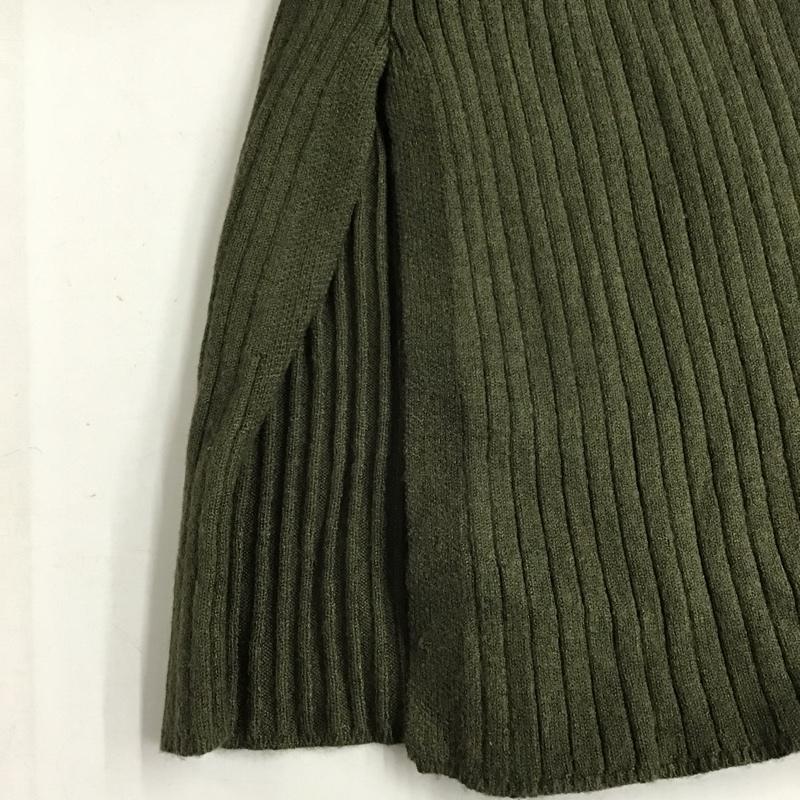 ジーナシス JEANASIS ボトムス ボトムス JS050295TP リブパンツ FREE 無地 カーキ / カーキ / レディース USED 古着 中古 10085335
