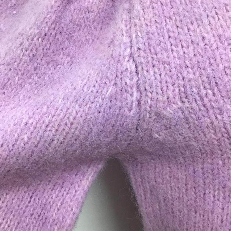 ザラ ZARA カーディガン 七分袖 3653 001 612 パールボタン S 無地 紫 / パープル / レディース USED 古着 中古 10085384