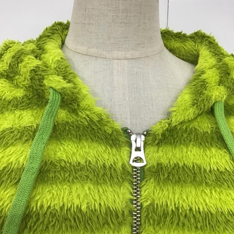 ザノースフェイス THE NORTH FACE パーカー 長袖 NAW71306 ダブルジップ ボンバー フーディ フリース パーカー M ボーダー柄 マルチカラー / マルチカラー / レディース USED 古着 中古 10085439