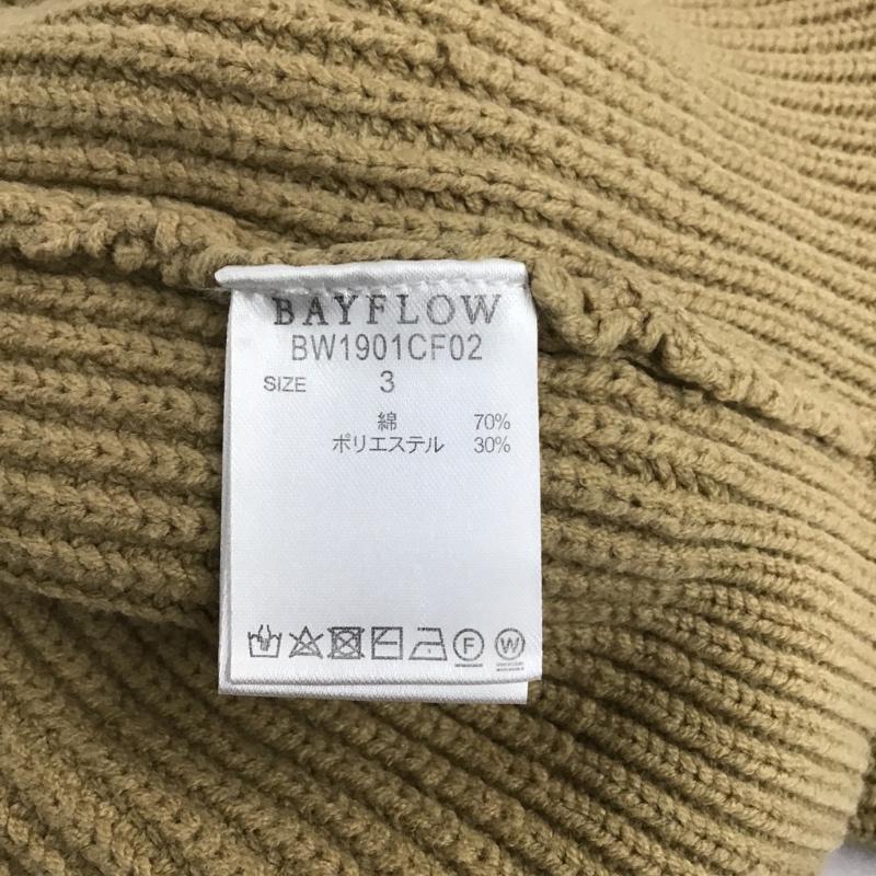 ベイフロー BAYFLOW ニット、セーター 長袖 3 無地 マルチカラー / マルチカラー / レディース USED 古着 中古 10085452