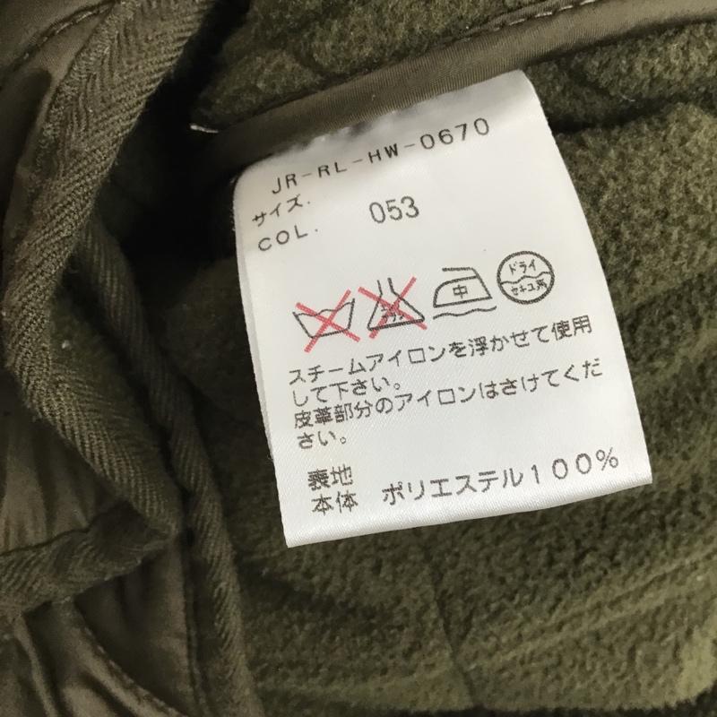 ポロバイラルフローレン Polo by RALPH LAUREN ジャケット、上着 ジャケット、ブレザー JR-RL-HW-0670 キルティング レザーパッチ L 無地 カーキ / カーキ / メンズ USED 古着 中古 10085545