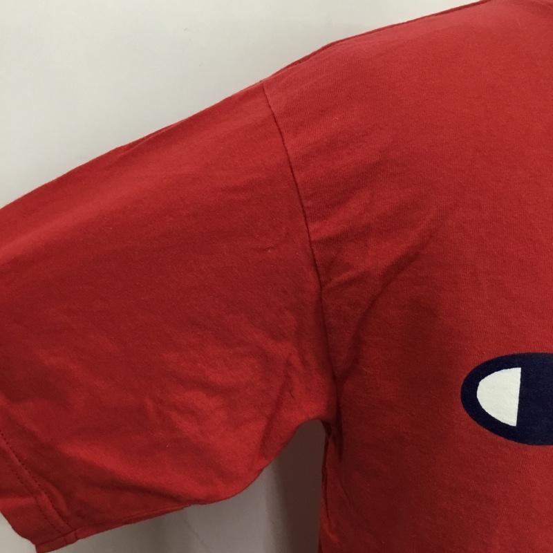 チャンピオン Campion Tシャツ 半袖 XL ロゴ、文字 赤 / レッド / メンズ USED 古着 中古 10085568