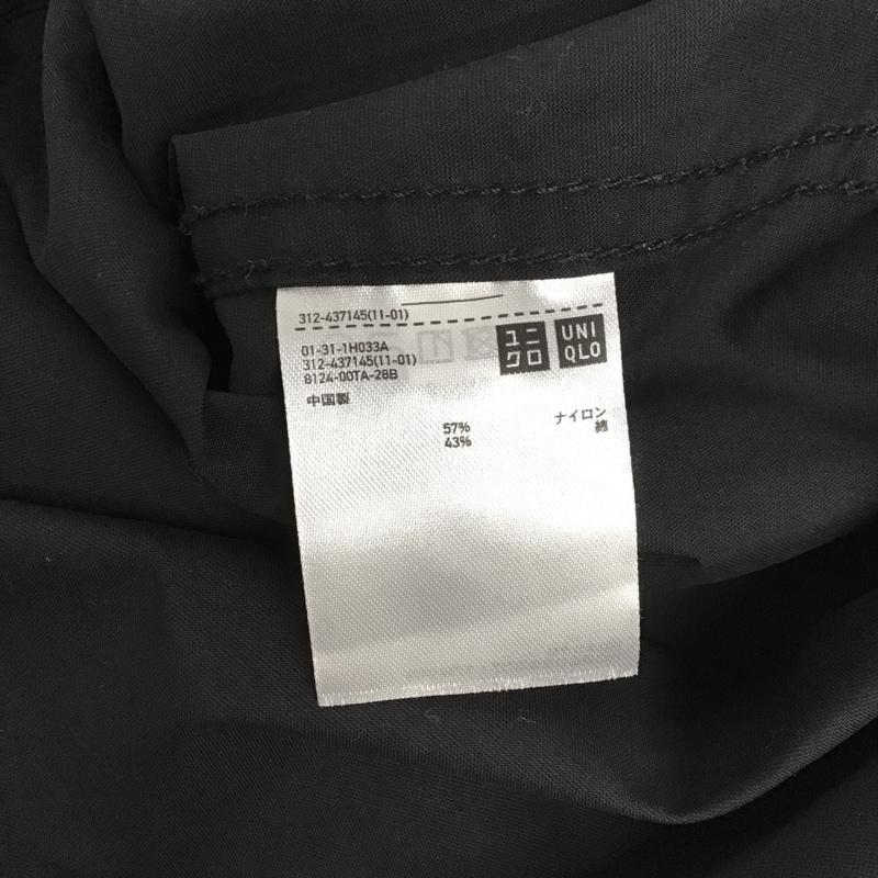 ユニクロ UNIQLO ジャケット、上着 ジャケット、ブレザー フーデッドコート 312-437145 M 無地 黒 / ブラック / メンズ USED 古着 中古 10085579