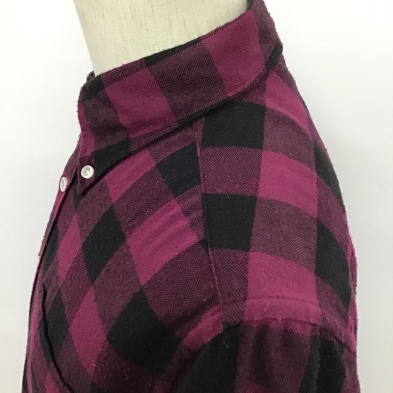 ソフネット SOPHNET. シャツ、ブラウス 長袖 ボタンダウンシャツ M チェック マルチカラー / マルチカラー / メンズ USED 古着 中古 10085604