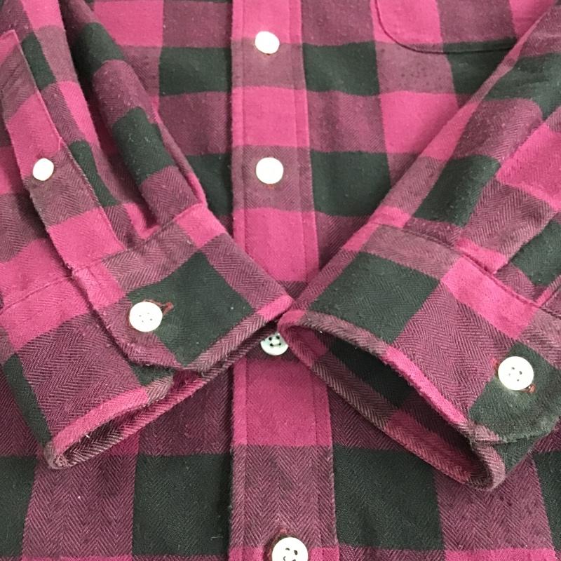 ソフネット SOPHNET. シャツ、ブラウス 長袖 ボタンダウンシャツ M チェック マルチカラー / マルチカラー / メンズ USED 古着 中古 10085604