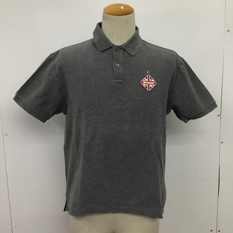 エフシーレアルブリストル F.C.Real Bristol ポロシャツ 半袖 M 無地 灰 / グレー / メンズ USED 古着 中古 10085616