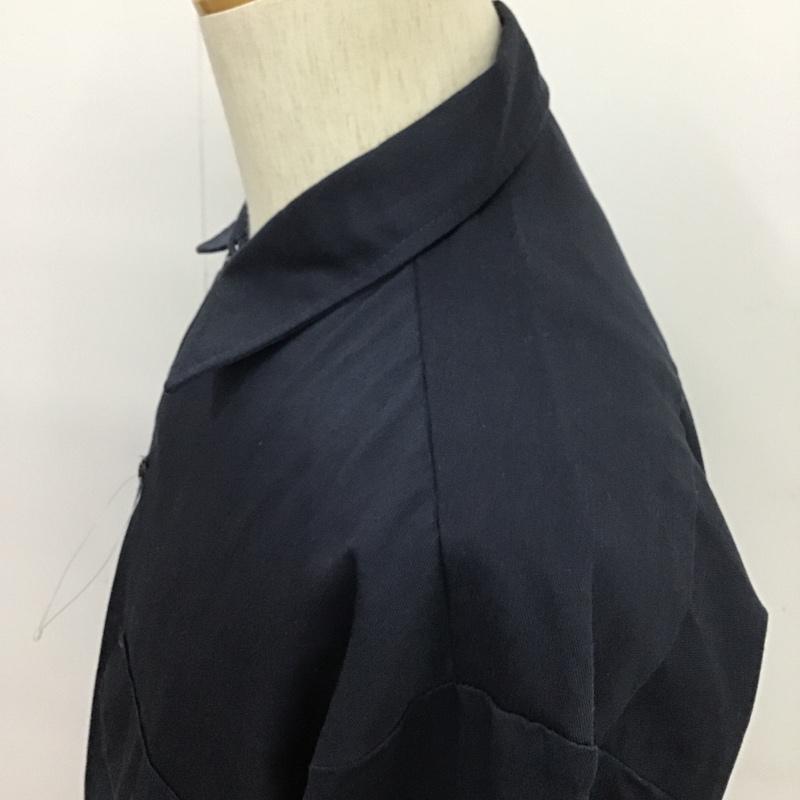 ディッキーズ Dickies シャツ、ブラウス 長袖 ワークシャツ M 無地 紺 / ネイビー / メンズ USED 古着 中古 10085650