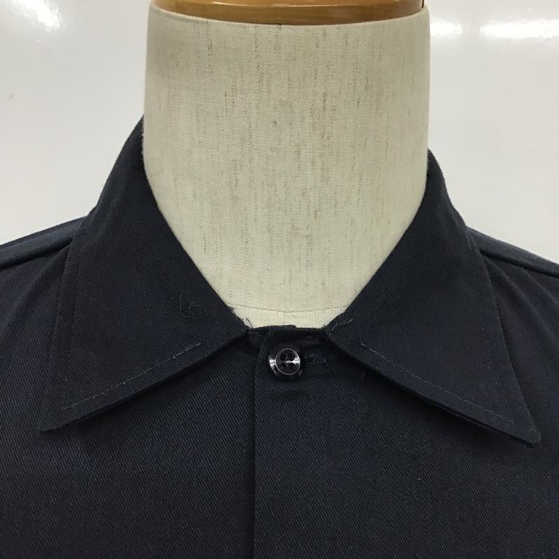 ディッキーズ Dickies シャツ、ブラウス 長袖 ワークシャツ M 無地 紺 / ネイビー / メンズ USED 古着 中古 10085650