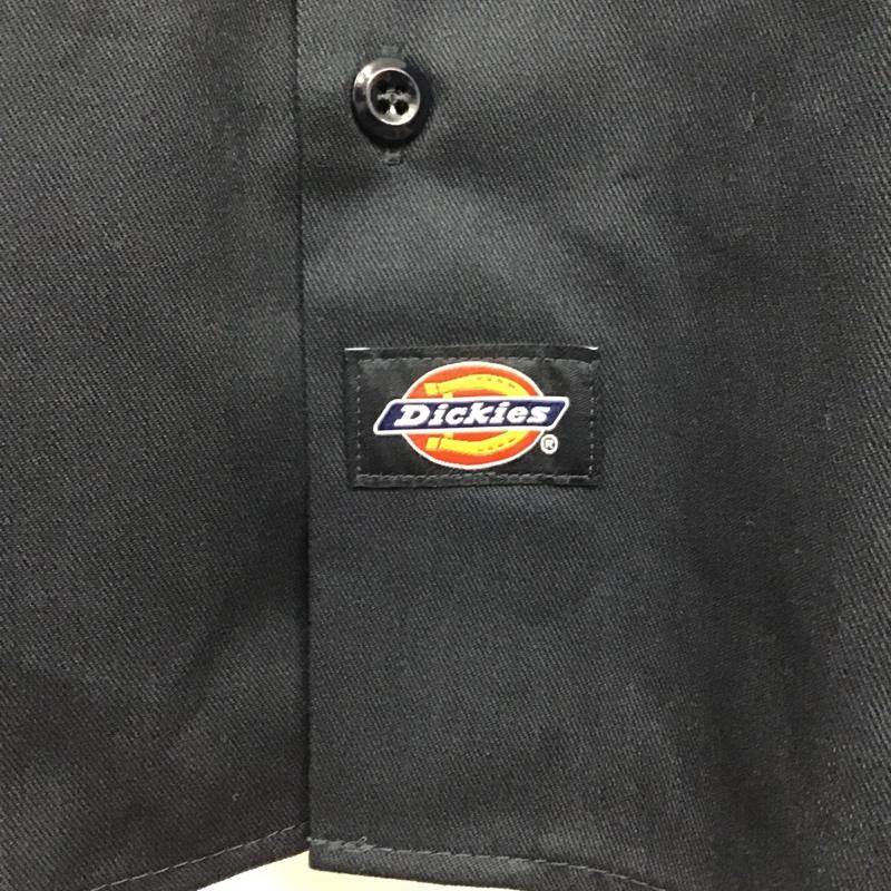 ディッキーズ Dickies シャツ、ブラウス 長袖 ワークシャツ M 無地 紺 / ネイビー / メンズ USED 古着 中古 10085650