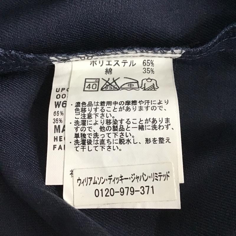 ディッキーズ Dickies シャツ、ブラウス 長袖 ワークシャツ M 無地 紺 / ネイビー / メンズ USED 古着 中古 10085650