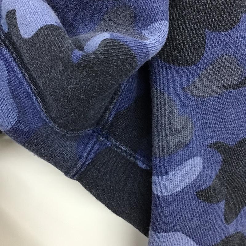 アベイシングエイプ A BATHING APE パンツ ショートパンツ スウェットパンツ L 総柄 紺 / ネイビー / メンズ USED 古着 中古 10085671