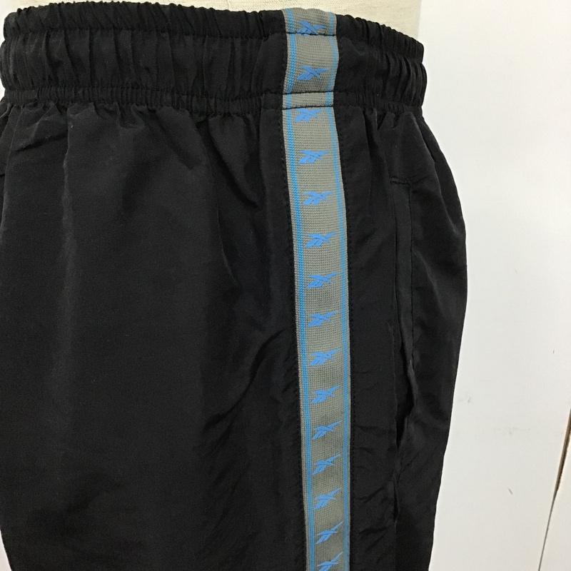 リーボック Reebok ボトムス ボトムス スポーツウェア トレーニングパンツ XL ロゴ、文字 黒 / ブラック / メンズ USED 古着 中古 10085719