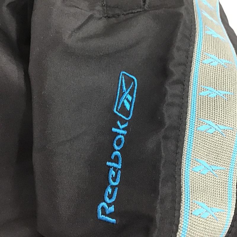 リーボック Reebok ボトムス ボトムス スポーツウェア トレーニングパンツ XL ロゴ、文字 黒 / ブラック / メンズ USED 古着 中古 10085719