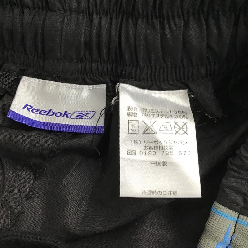 リーボック Reebok ボトムス ボトムス スポーツウェア トレーニングパンツ XL ロゴ、文字 黒 / ブラック / メンズ USED 古着 中古 10085719