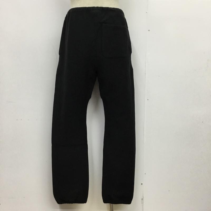 チャンピオン Champion ボトムス ボトムス C3-U217 WIND STOPPER スウェットパンツ 裏起毛 L ワンポイント 黒 / ブラック / メンズ USED 古着 中古 10085732