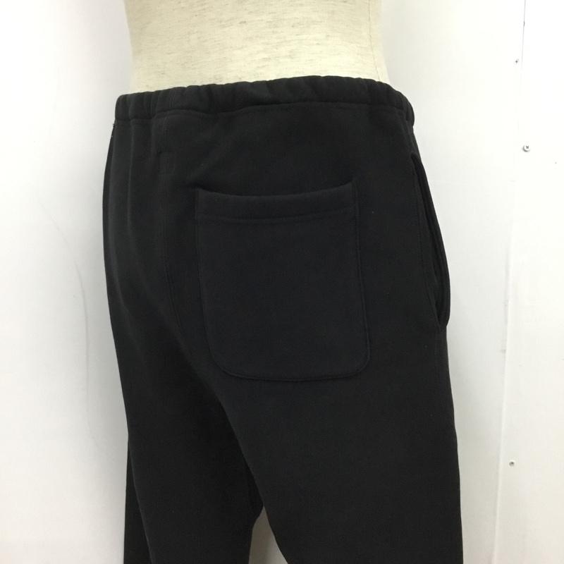 チャンピオン Champion ボトムス ボトムス C3-U217 WIND STOPPER スウェットパンツ 裏起毛 L ワンポイント 黒 / ブラック / メンズ USED 古着 中古 10085732