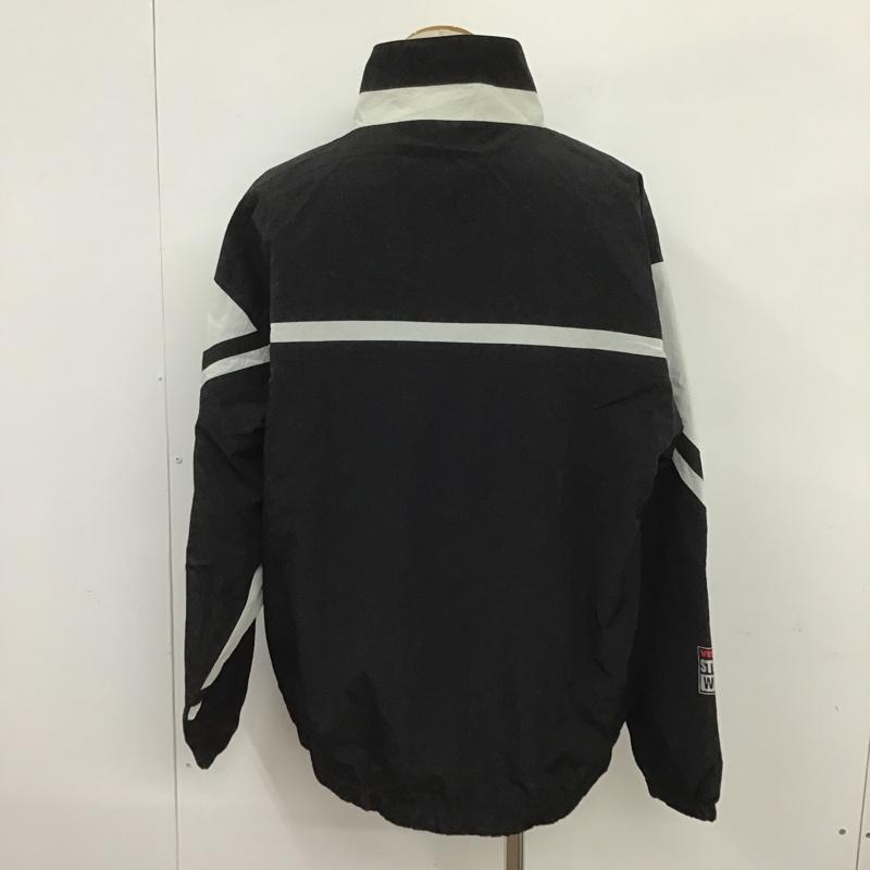 ヴィジョン ストリート ウェア VISION STREET WEAR ジャケット、上着 ジャンパー、ブルゾン 9323106-I Vライン切替トラックジャケット L ロゴ、文字 黒 / ブラック / X 白 / ホワイト / メンズ USED 古着 中古 10085818
