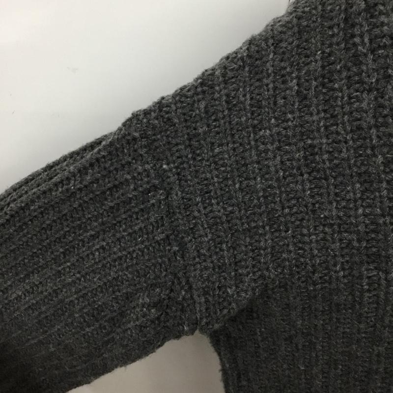 マウジー MOUSSY ニット、セーター 長袖 010CA370-6480 V NECK LOOSE KNIT FREE 無地 灰 / グレー / レディース USED 古着 中古 10085854