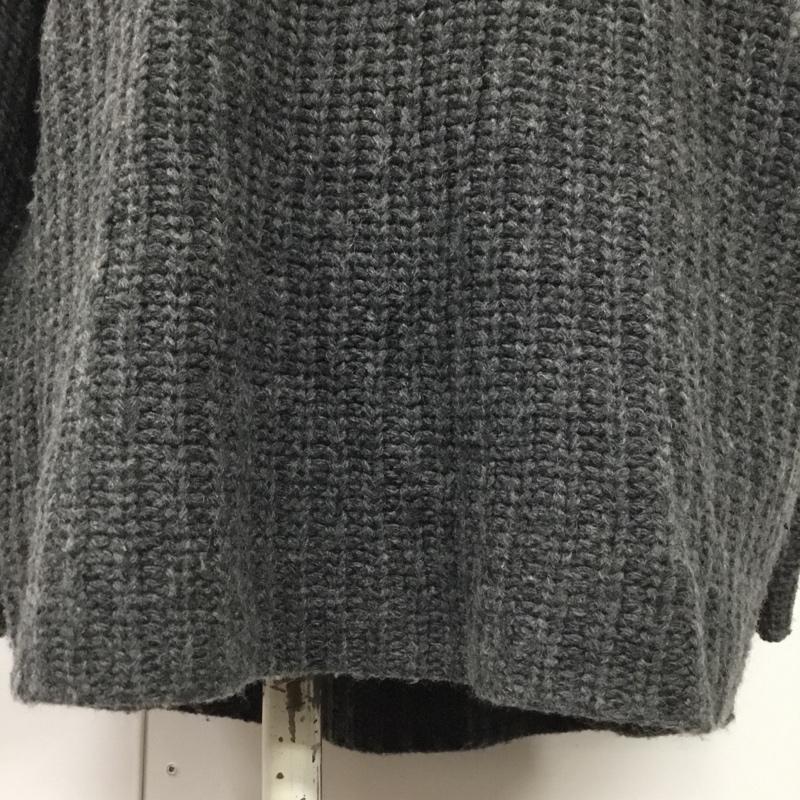 マウジー MOUSSY ニット、セーター 長袖 010CA370-6480 V NECK LOOSE KNIT FREE 無地 灰 / グレー / レディース USED 古着 中古 10085854