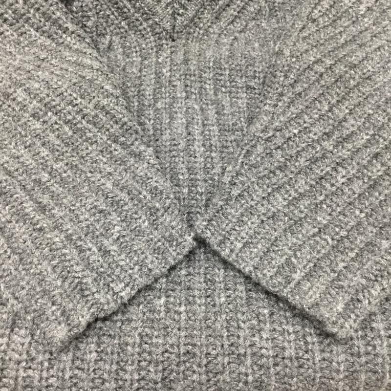 マウジー MOUSSY ニット、セーター 長袖 010CA370-6480 V NECK LOOSE KNIT FREE 無地 灰 / グレー / レディース USED 古着 中古 10085854