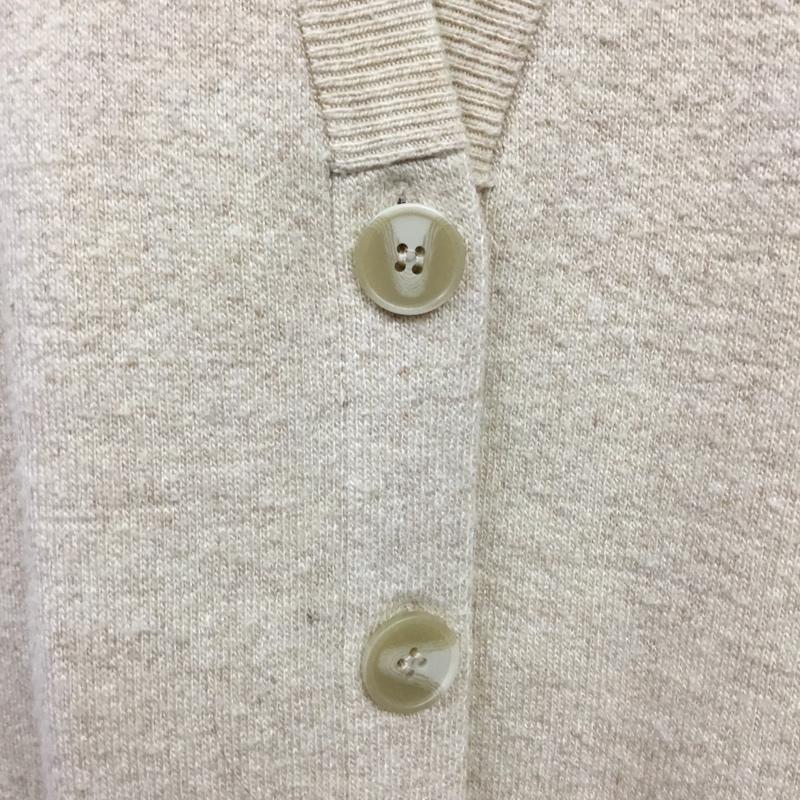 マウジー MOUSSY カーディガン 長袖 010CAB70-6560 OVER SIZED LONG カーディガン FREE 無地 アイボリー / アイボリー / レディース USED 古着 中古 10085855