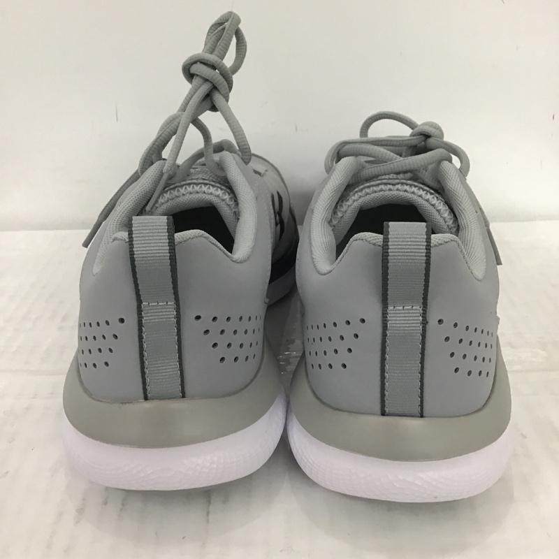 アンダーアーマー UNDER ARMOUR スニーカー スニーカー 3025963-100 ランニング Charged Assert 9 EX WIDE 28.5cm 箱有 28.5cm ロゴ、文字 灰 / グレー / X 白 / ホワイト / メンズ USED 古着 中古 10085919