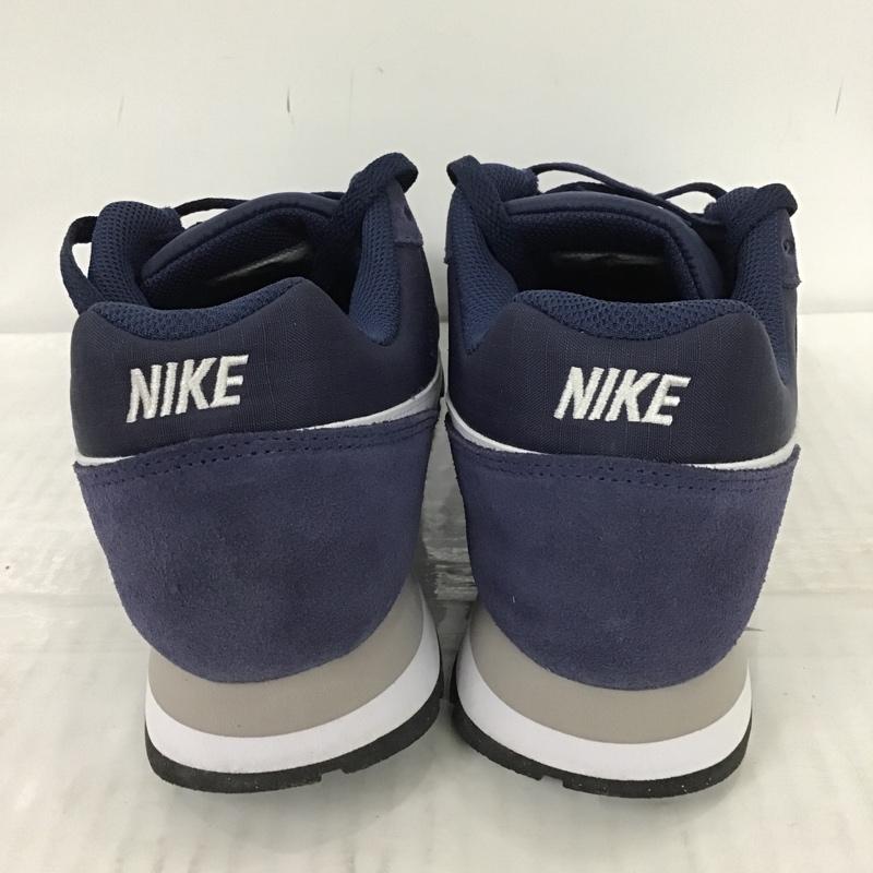 ナイキ NIKE スニーカー スニーカー 749794 410 MD RUNNER 2 26.5cm 箱有 26.5cm ロゴ、文字 紺 / ネイビー / X 白 / ホワイト / メンズ USED 古着 中古 10085945