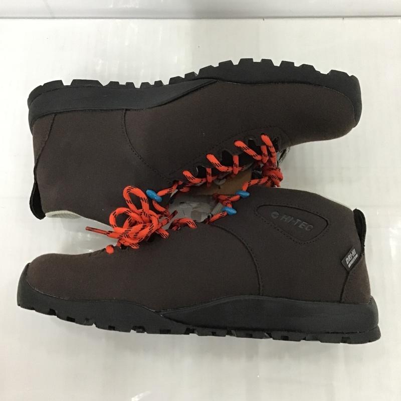ハイテック HI-TEC アウトドアシューズ アウトドアシューズ HT HKU13 AORAKI CLASSIC WP 25.5cm 箱有 25.5cm ロゴ、文字 ダークブラウン / ダークブラウン / メンズ USED 古着 中古 10085948