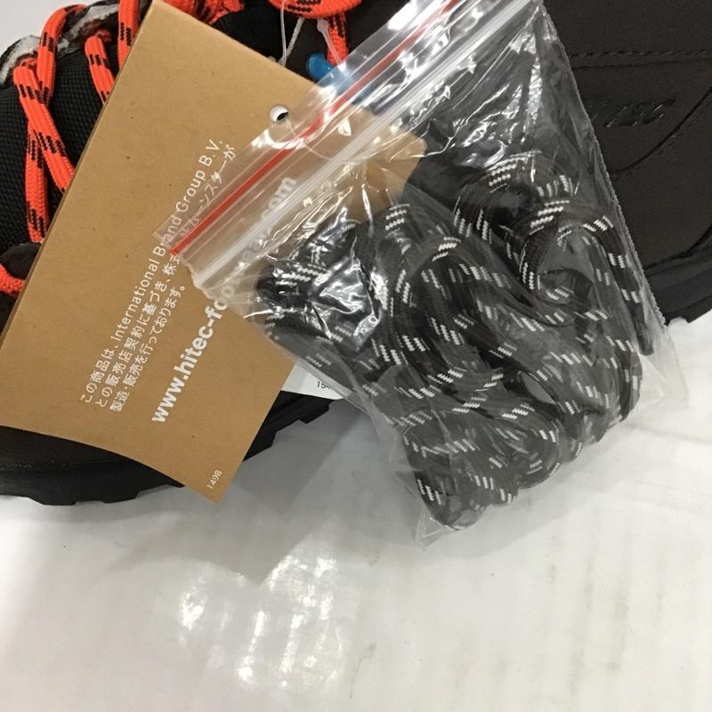 ハイテック HI-TEC アウトドアシューズ アウトドアシューズ HT HKU13 AORAKI CLASSIC WP 25.5cm 箱有 25.5cm ロゴ、文字 ダークブラウン / ダークブラウン / メンズ USED 古着 中古 10085948