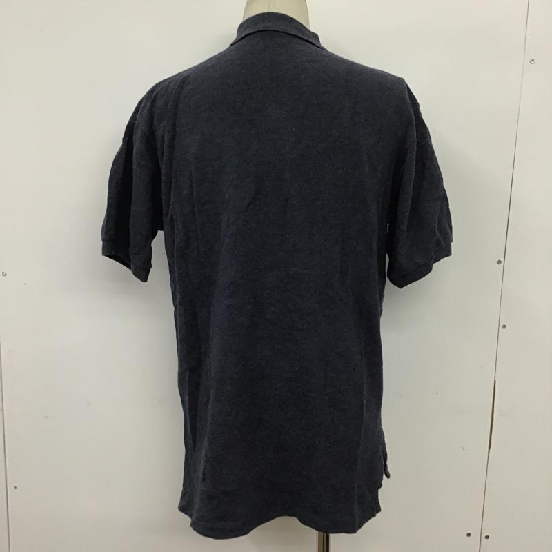 ポロバイラルフローレン Polo by RALPH LAUREN ポロシャツ 半袖 M 無地 チャコールグレー / チャコールグレー / メンズ USED 古着 中古 10086003