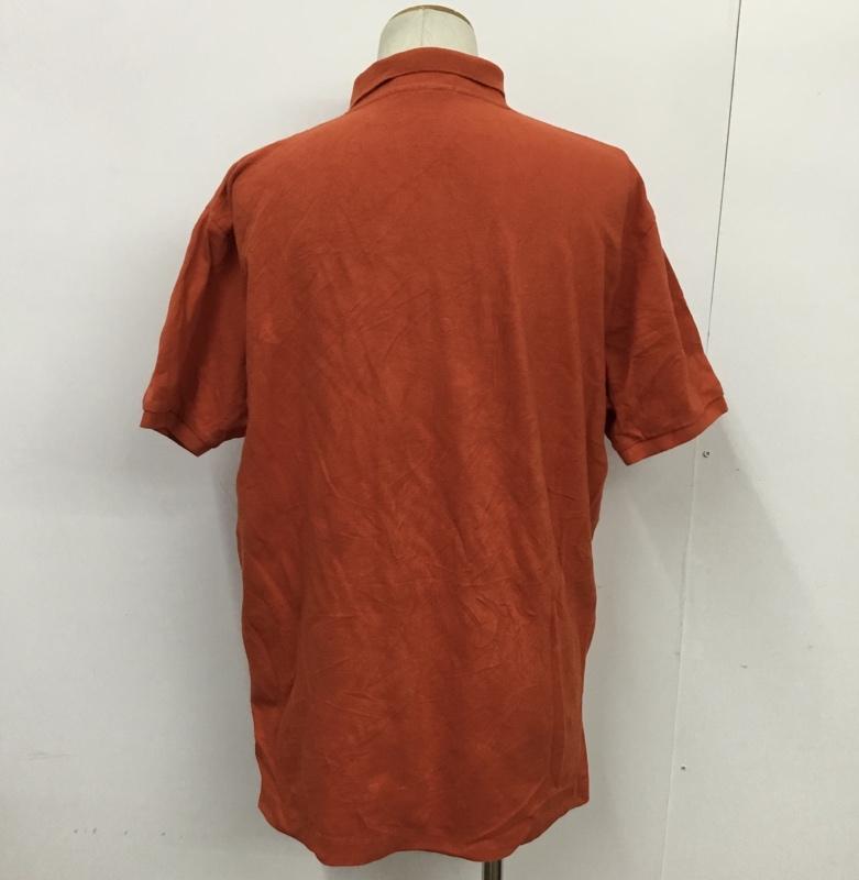 ポロバイラルフローレン Polo by RALPH LAUREN ポロシャツ 半袖 L 無地 橙 / オレンジ / メンズ USED 古着 中古 10086050