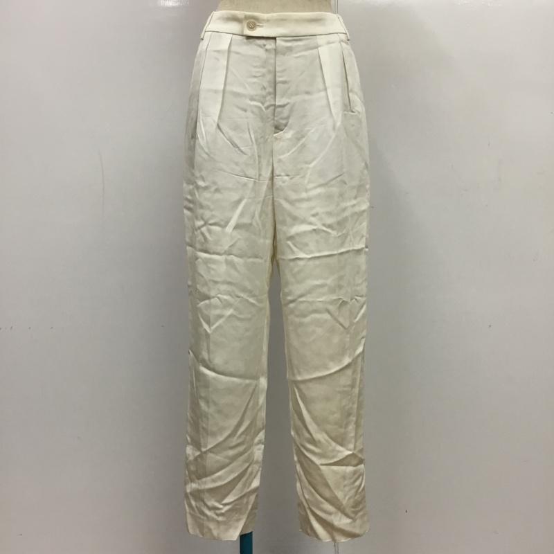 ニジュウサンク 23区 パンツ スラックス 38 無地 白 / ホワイト / レディース USED 古着 中古 10086056