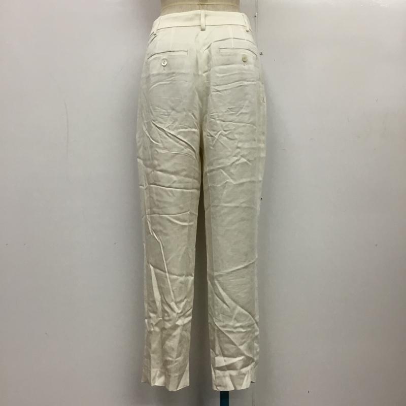 ニジュウサンク 23区 パンツ スラックス 38 無地 白 / ホワイト / レディース USED 古着 中古 10086056