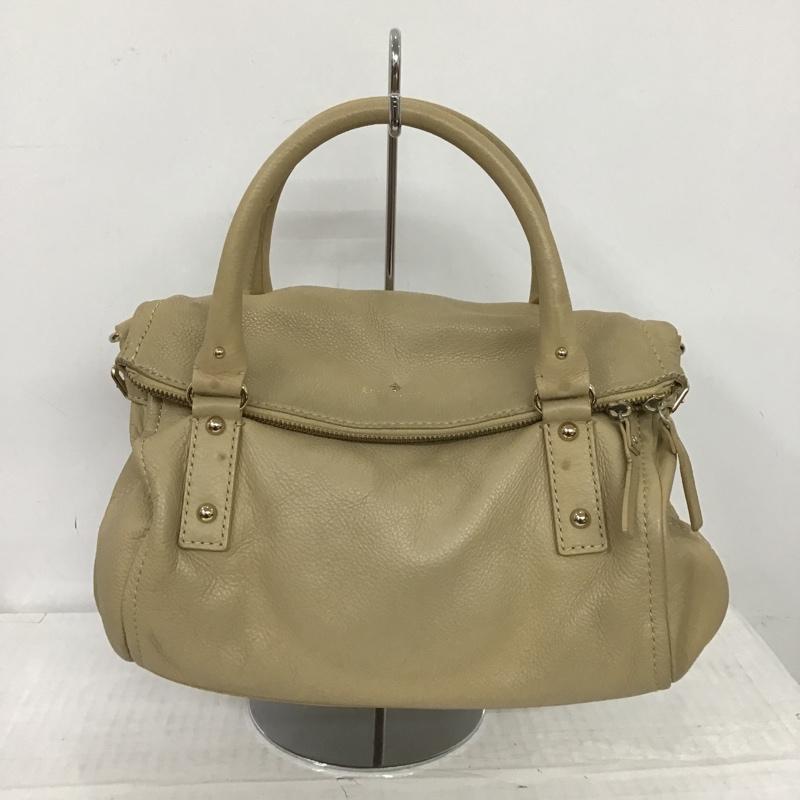 ケイトスペード Kate Spade ショルダーバッグ ショルダーバッグ 2WAY ハンドバッグ ロゴ、文字 ベージュ / ベージュ / レディース USED 古着 中古 10086130